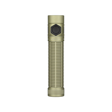 Olight Baton Ultra Rechargeable Dual Switch EDC High Lumen LED Flashlight, Olive Green