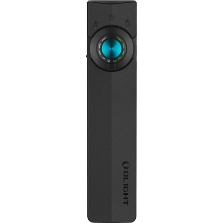 Olight ArkPro Rechargeable EDC Cool White LED Flashlight with UV and Green Laser, Matte Black