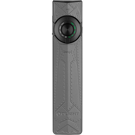 Olight ArkPro Rechargeable EDC Cool White LED Flashlight with UV and Green Laser, Phantom Squadron Gray