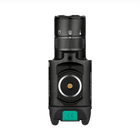 Olight Baldr Pro R Rechargeable Cool White LED Weapon Light with Green Laser, Black