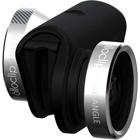 Olloclip 4-in-1 Lens for iPhone 6/6Plus, Silver Lens/Black Clip