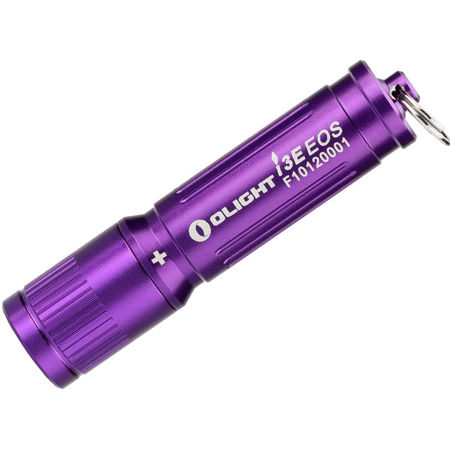 Olight I3E EOS Gift Box Edition 90 Lumens LED Flashlight, Purple