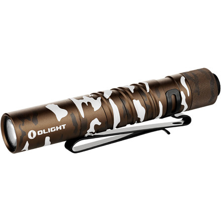 Olight i3T EOS Small LED Flashlight with AAA Battery, Shadow Dune