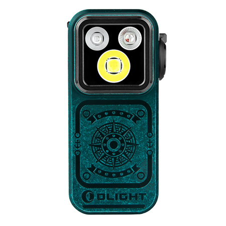 Olight Oclip Pro S 5-in-1 Rechargeable Clip-On EDC Flashlight, Sunken Artifact