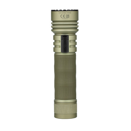 Olight Seeker Ultra Rechargeable LED Flashlight, Olive Green