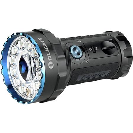 Olight Marauder 2 Cool White LED Flashlight, Black