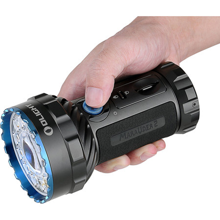 Olight Marauder 2 Cool White LED Flashlight, Black MARAUDER 2 - US