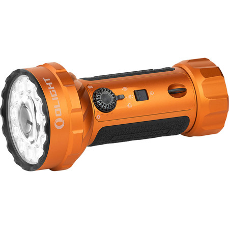 Olight Marauder Mini 2 Rechargeable Compact Powerful LED Flashlight, Orange