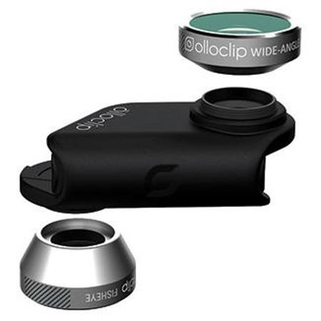Olloclip 4-in-1 Silver/Black Lens for iPhone 6 Plus/6s Plus - SKU#1113436