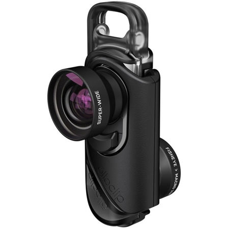 Olloclip Core Lens Set for iPhone 7/7 Plus and 8/8 Plus Black Lens / Black Clip
