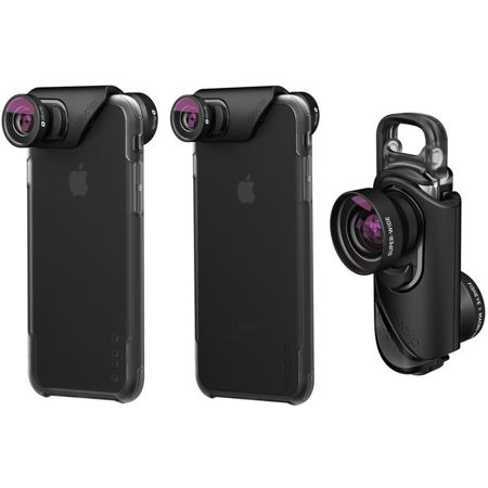 Olloclip Lens Set, Fisheye, Super-Wide & 15x Macro Lens, iPhone 7/7+/8/8+& Case