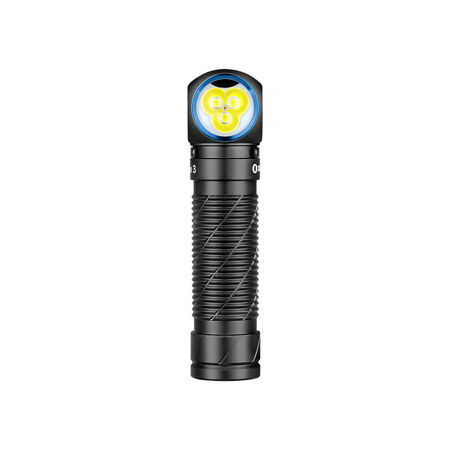 Olight Perun 3 Cool White LED Flashlight and Headband, Black