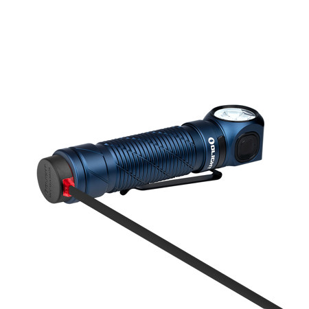 Olight Perun 3 Cool White LED Flashlight & Headband, Midnight Blue