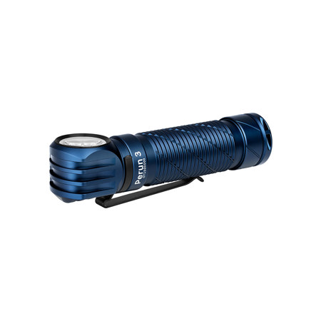 Olight Perun 3 Cool White LED Flashlight & Headband, Midnight Blue