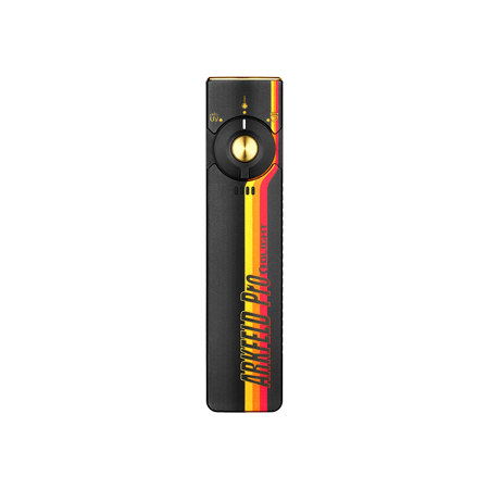 Olight Arkfeld Pro Flat EDC Cool White LED Flashlight with UV and Laser, Racing Stripes