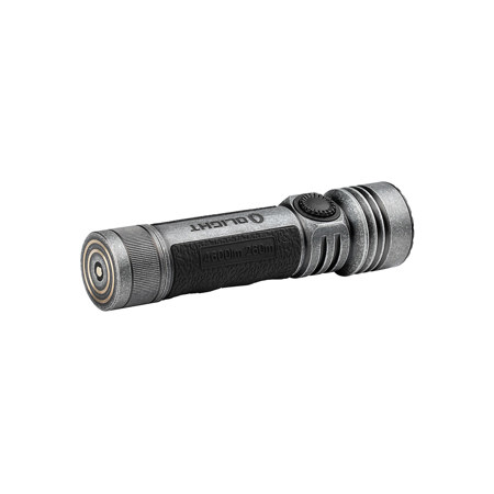 Olight Seeker 4 Pro Cool White LED Flashlight, Silver-Plated