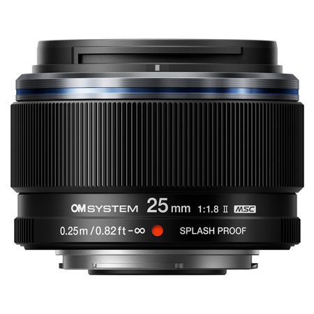 OM SYSTEM M.Zuiko Digital 25mm f/1.8 II Lens for Micro Four