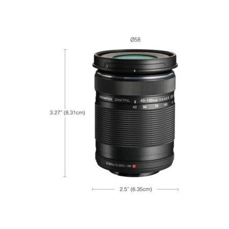 OLYMPUS オリンパス M.ZUIKO 40-150mm 4-5.6 レンズ OM SYSTEM M.Zuiko Digital ED 40-150mm f/4-5.6 R Lens for Micro