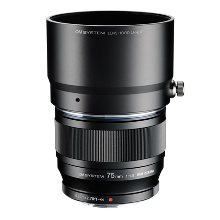 OM SYSTEM M.Zuiko Digital ED 75mm f/1.8 Lens for Micro Four Thirds