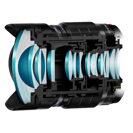 【美品】M.ZUIKO DIGITAL 8mm F1.8 Fisheye PRO Olympus M.Zuiko Digital ED 8mm f/1.8 Fisheye Pro Lens for