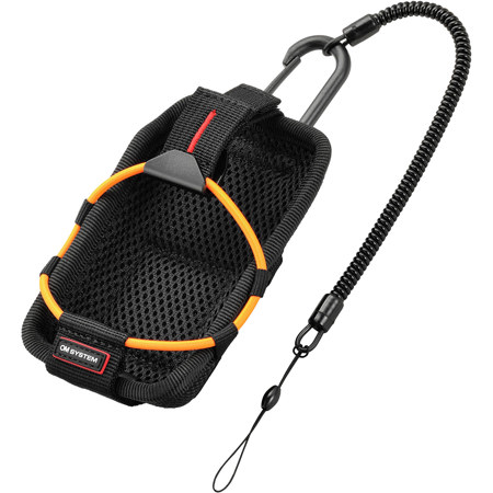 OM SYSTEM CSCH-123 Tough Sport Holder for TG-7 Camera, Black/Orange