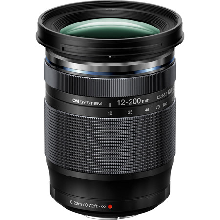 OM SYSTEM M.Zuiko Digital ED 12-200mm f/3.5-6.3 Lens for Micro Four Thirds