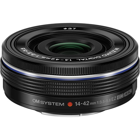 OM SYSTEM M.Zuiko Digital ED 14-42mm f/3.5-5.6 EZ Lens for Micro Four Thirds Black