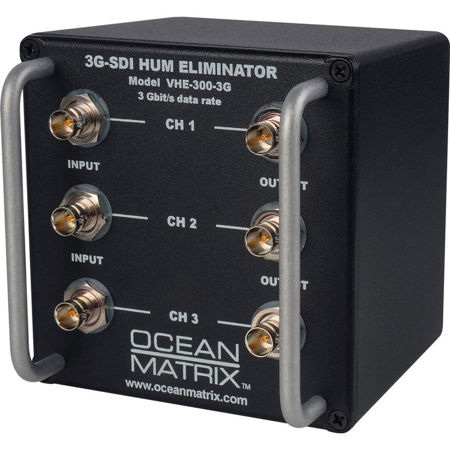 Ocean Matrix 3-Channel 3G-HD-SDI and SDI Video Hum Eliminator