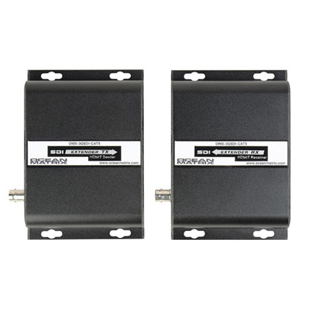 Ocean Matrix 3G-SDI Extender Kit Over IP via Single UTP CAT5e/6e/7 Cable