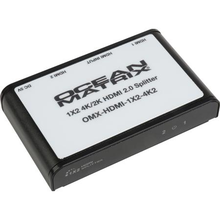 Ocean Matrix 4K UHD 1x2 HDMI 2.0 Splitter/Distribution Amplifier