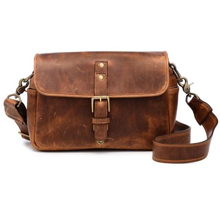 ONA The Bowery Camera Bag and Insert, Antique Cognac Leather