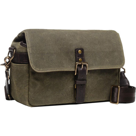 ONA The Bowery Waxed Canvas Camera Bag, Olive