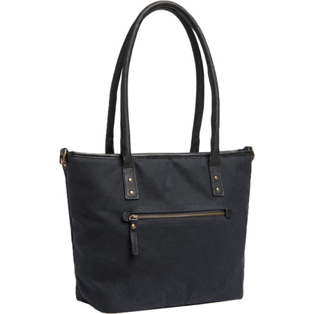 ONA The Capri II Leather/Waxed Canvas Camera Bag, Black