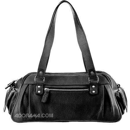 ONA ONANBK The Nevis Grain Leather Bag for Women-Black