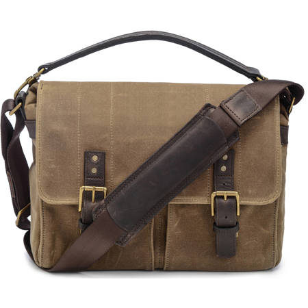 ONA The Prince Street Waxed Canvas Camera Messenger Bag Field Tan ONA5 024RT