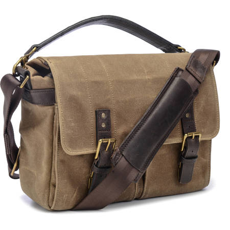 ONA The Prince Street Waxed Canvas Camera Messenger Bag, Field Tan
