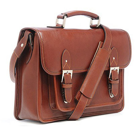 ONA Brooklyn Premium Leather Camera Satchel, Chestnut