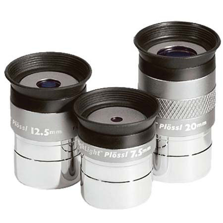 Orion 7.5mm & 12.5mm Highlight, 1.25" Plossl Power Pair Eyepiece Set with 52 Degree Angle of View