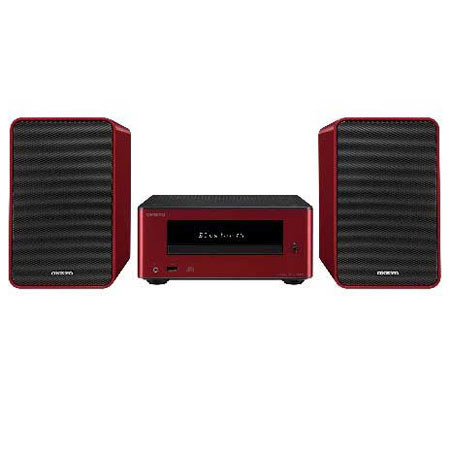 Onkyo CS-355 CD Hi-Fi Mini System with Bluetooth, Red