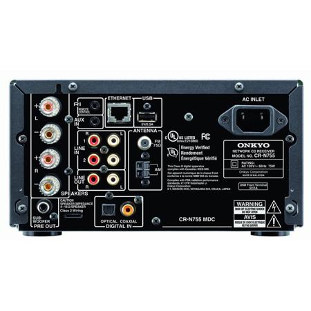 Onkyo CS-N755 Network Hi-Fi Mini System, 192 kHz/24-Bit Audio DAC