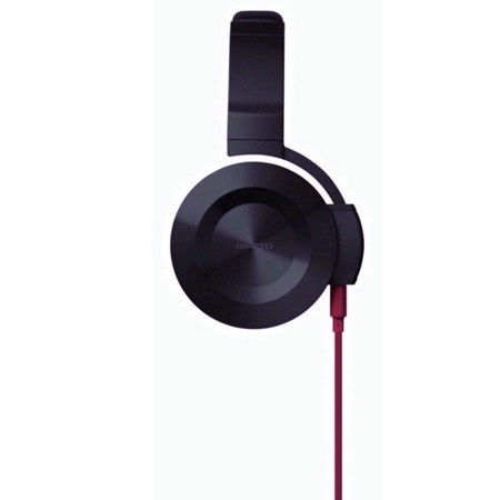 Onkyo On Ear Headphones, Black / Red