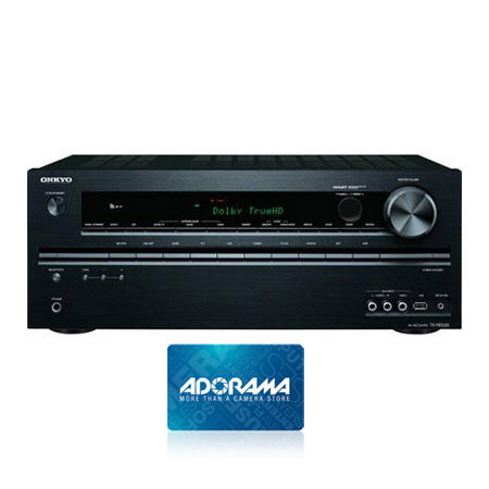 Onkyo TX-NR626 7.2 Channel Network AV Receiver,Bundle w/$100.00 Gift Certificate
