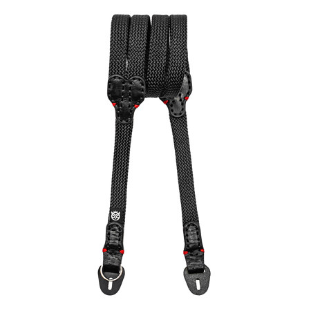 Owlkrown 30" TwinPad Camera Strap with Polished Split Ring