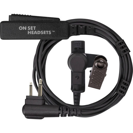 ON SET HEADSETS FilmPRO Surveillance In-Line PTT Headset