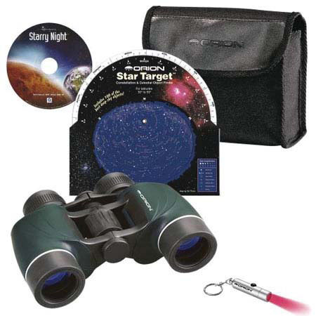 Orion Binocular Stargazing Kit, 7x35 Porro Prism Wide