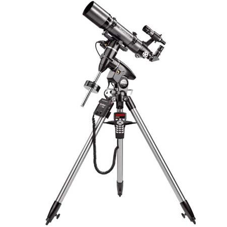 Orion SkyView Pro 80mm ED GoTo Apochromatic Refractor Telescope Kit, with Eyepieces, Tripod &amp; Equatorial Mount, Crayford Type Focuser and Software.
