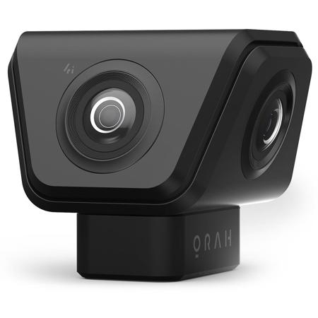 Orah 4i Live Spherical Live-Streams 4K 360 Degree VR Camera, f/2.0 Fisheye Lens, 4096x2048, 30fps, H.264, PoE
