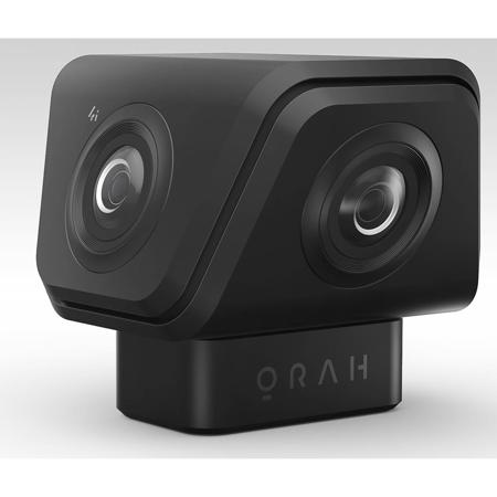 Orah 4i Live Spherical Live-Streams 4K 360 Degree VR Camera, f/2.0 Fisheye Lens, 4096x2048, 30fps, H.264, PoE