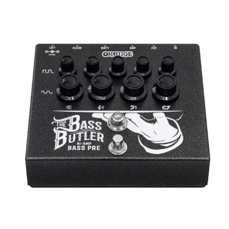 Orange Bass Butler Bi-Amp Bass Preamp Pedal, Black