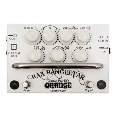 Orange Bax Bangeetar Guitar Pre-EQ Pedal, White